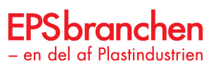 Et logo fra brancheforeningen EPS-branchen med taglinen "en del af Plastindustrien"